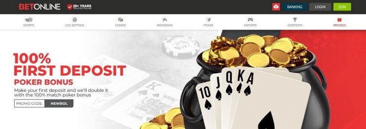 BetOnline Poker Bonus Banner