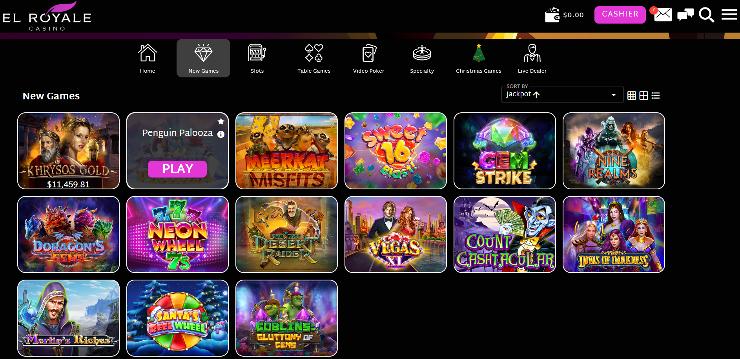 Newest slots at El Royale online casino VA