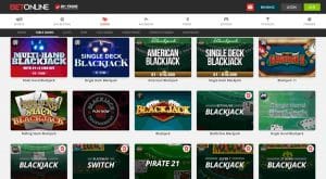 BetOnline Casino Blackjack