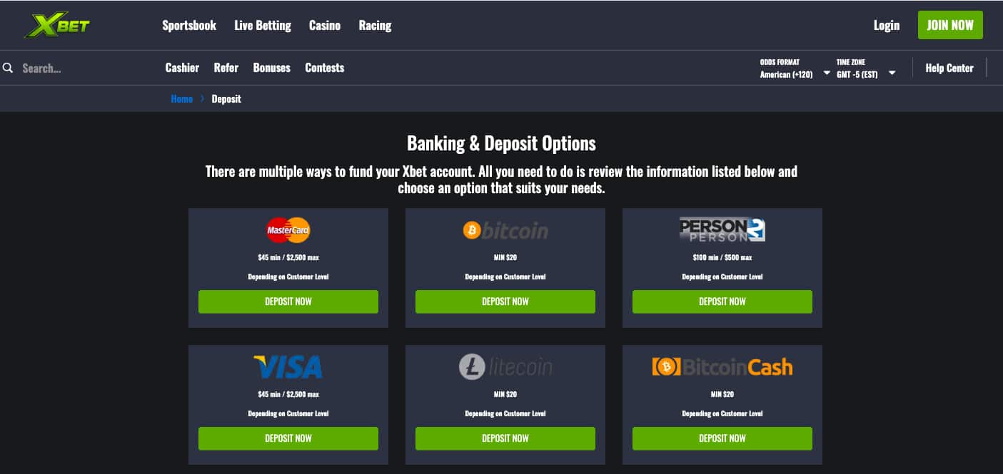 XBet banking DC crypto
